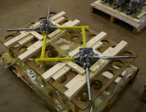 Gearbox Drives 4 Axes At The Same Time
